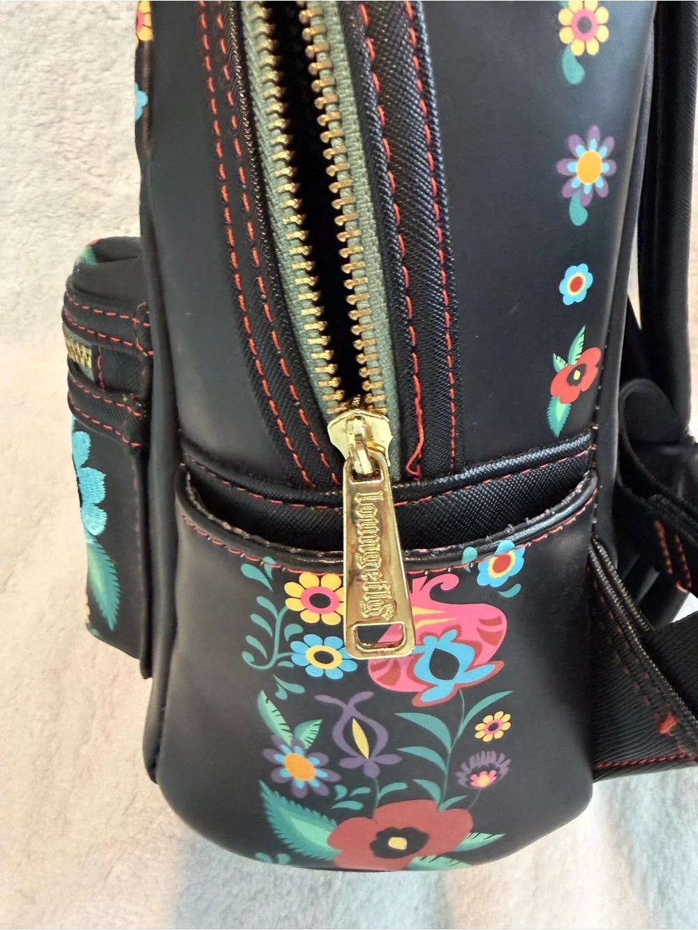 Loungefly Disney Alice in Wonderland Characters Floral Mini Backpack,